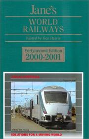 Cover of: Jane's World Railways 2000-2001 (Jane's World Railways) by 