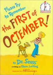 Cover of: Please try to remember the first of Octember!