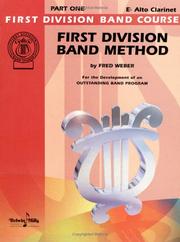 Cover of: First Division Band Method, Part 1 (First Division Band Course)