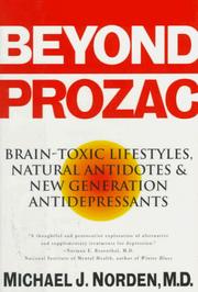 Cover of: Beyond prozac | Michael J. Norden