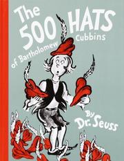 Cover of: The 500 hats of Bartholomew Cubbins by Dr. Seuss
