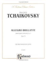 Cover of: Piano Concerto No. 3, Op. 75 by Peter Ilich Tchaikovsky