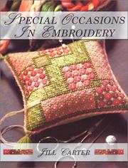 Cover of: Special Occasions in Embroidery: To Make and Treasure