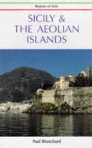 Cover of: Sicily and the Aeolian Islands (Regions of Italy) by Paul Blanchard