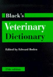 Cover of: Black's Veterinary Dictionary