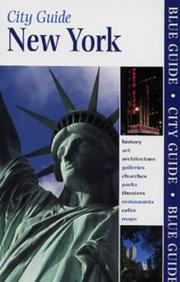 Cover of: New York (Blue Guides)