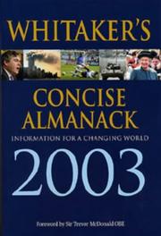 Cover of: Whitaker's Concise Almanack (Whitakers) by 