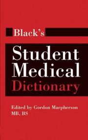 Cover of: Black's Student Medical Dictionary