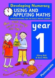 Cover of: Using and Applying Maths - Year 1 (Developing Numeracy)