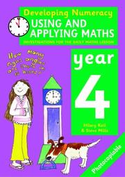 Cover of: Using and Applying Maths (Developing Numeracy)