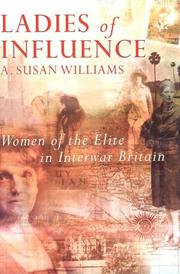 Cover of: Ladies of Influence by A. Susan Williams