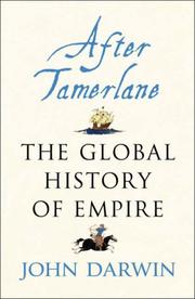 Cover of: After Tamerlane - the Global History of Empire