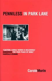 Cover of: Penniless in Park Lane by Carole Morin