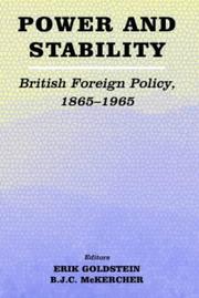 Cover of: Power and Stability (Diplomacy Andstatecraft)