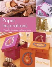 Cover of: Paper Inspirations