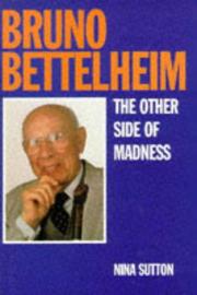 Cover of: Bruno Bettelheim