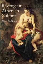 Cover of: Revenge In Athenian Culture by Fiona McHardy