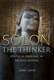 Solon the Thinker by John E. Lewis Ph. D.