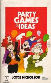 Cover of: Party Games and Ideas (Paperfronts)