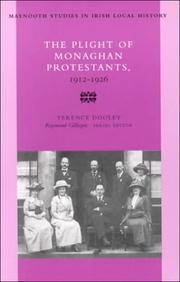 Cover of: The Plight of Monaghan Protestants, 1912-26 (Maynooth Studies in Local History, No. 31)