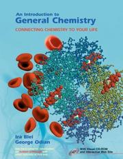 Cover of: An Introduction to General Chemistry & CDR: Connecting Chemistry to Your Life