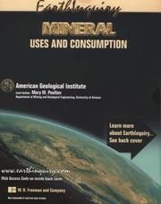 Cover of: Mineral Uses And Consumption (Earth Inquiry)