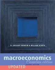 Cover of: Macroeconomics by N. Gregory Mankiw, William M. Scarth