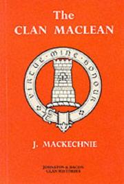 Cover of: The Clan Maclean (Johnston's Clan Histories)