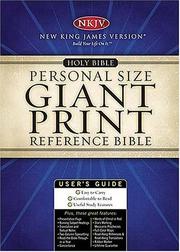 Cover of: Giant Print Personal Size Reference Bible