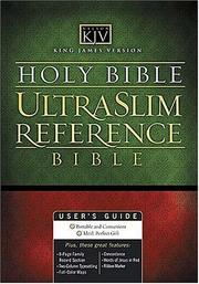 Cover of: KJV UltraSlim Center-Column Reference Bible by 