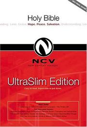 Cover of: NCV UltraSlim Bible by 