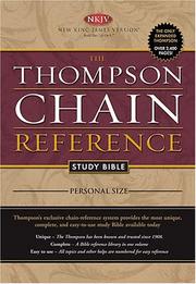 Cover of: The Thompson Chain Reference Study Bible - Personal Size by 