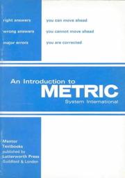 Cover of: Introduction to Metric System International