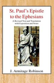 Cover of: St. Paul's Epistle to the Ephesians