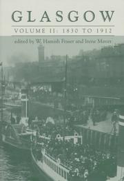 Cover of: Glasgow: Volume II by W. Hamish Fraser, Irene Maver