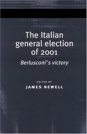 Cover of: The Italian General Election of 2001 by James Newell