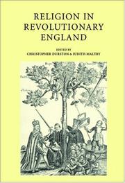 Cover of: Religion in Revolutionary England by 