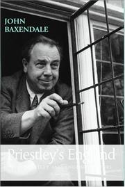 Cover of: Priestley's England: J. B. Priestley and English Culture