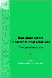 Non-State Actors in International Relations by Anne-Marie Le Gloannec