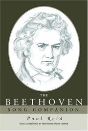 Cover of: The Beethoven Song Companion by Paul Reid, Paul Reid