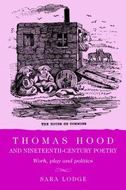 Thomas Hood and Nineteenth-Century Poetry by Sara Lodge