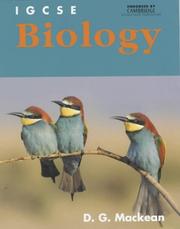 Cover of: IGCSE Biology