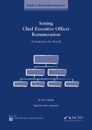 Cover of: Setting Chief Executive Officer Remuneration (Guide to Board Development) by Tesse Akpeki