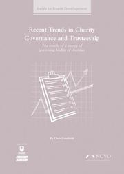 Cover of: Recent Trends in Charity Governance and Trusteeship