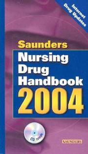 Cover of: Saunders Nursing Drug Handbook 2004 (Saunders Nursing Drug Handbook) | Barbara Hodgson