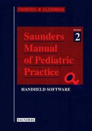 Cover of: Saunders Manual of Pediatrics - CD-ROM PDA Software