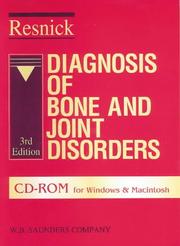 Cover of: Diagnosis of Bone & Joint by Donald Resnick
