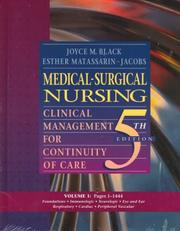 Cover of: Medical Surgical Nursing by Joyce Black