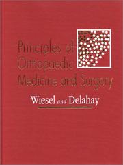 Cover of: Principles of Orthopaedic Medicine and Surgery | Sam W. Wiesel