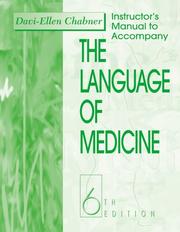 Cover of: The Language of Medicine by Davi-Ellen Chabner